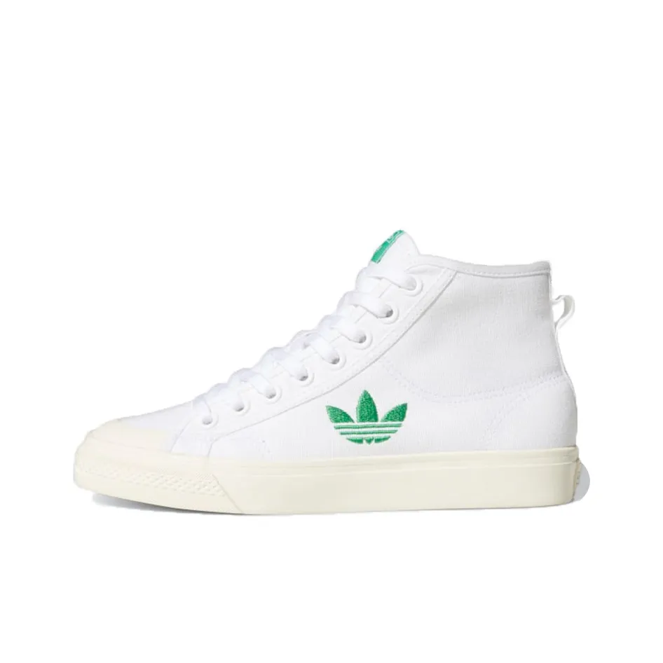Adidas Nizza Trefoil Hi 'White Green' Women's
