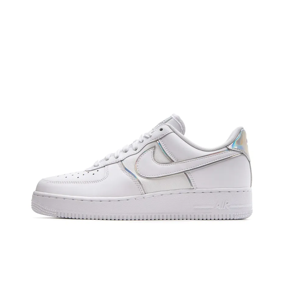 Nike Air FORCE 1 07 LV8 4 Low Топ Скейтборд Кроссовки Унисекс Чисто Белый