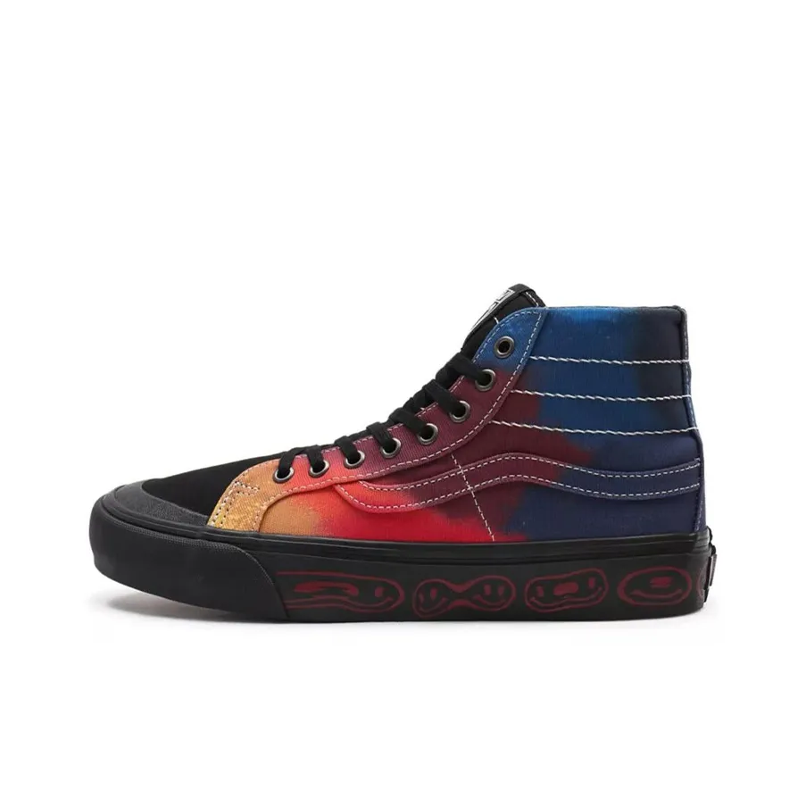 VANS SK8 DECON SF Высокие Кроссовки для скейтбординга Унисекс Черный Красный Синий