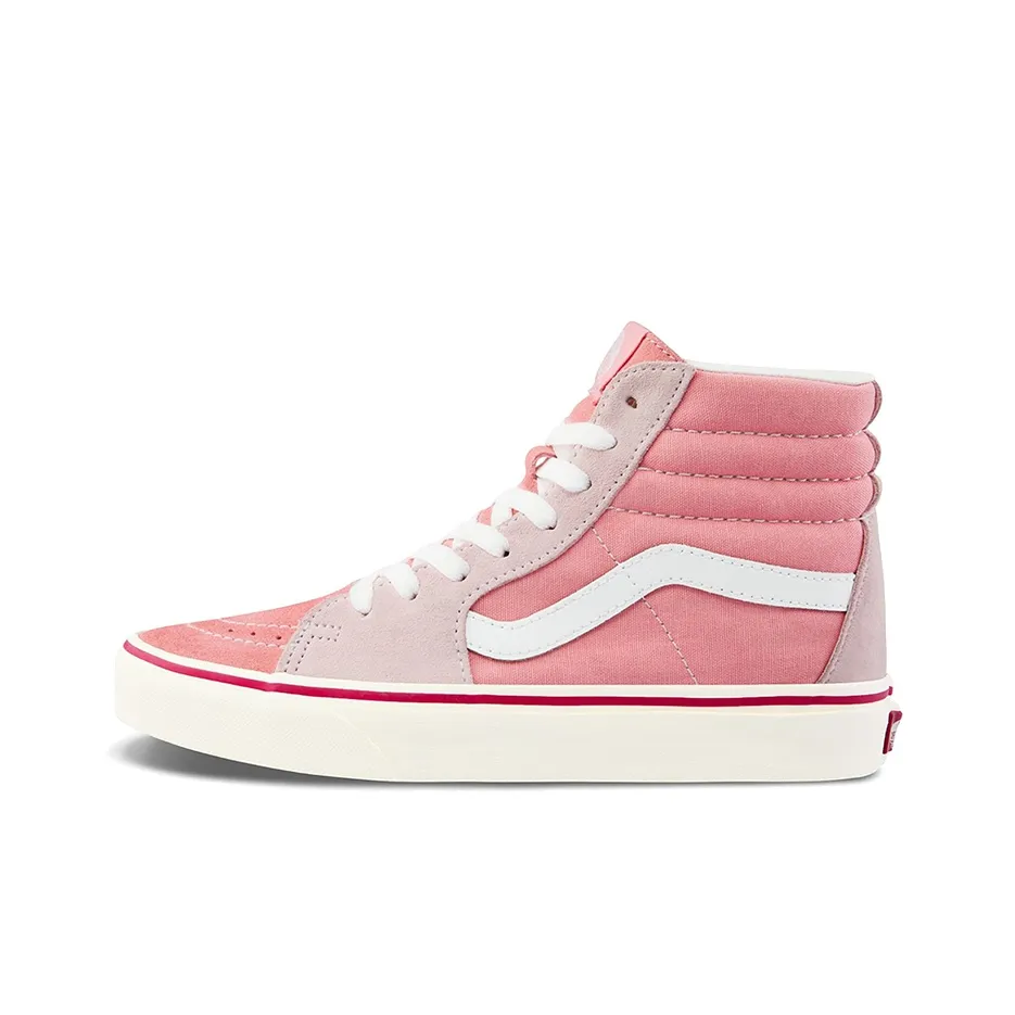 Vans SK8 Skateboard Shoes Women's High-Top Pink
