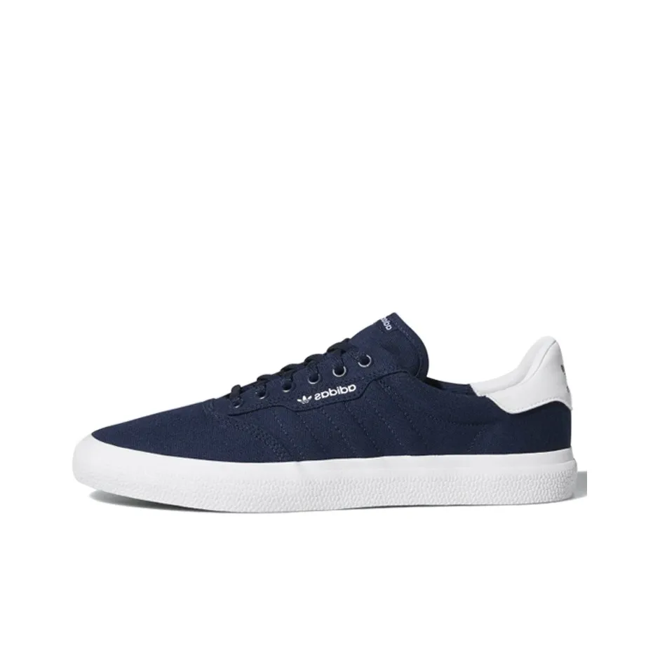 Adidas Originals 3MC Vulc Low Топ Скейтборд Кроссовки Унисекс Морской Синий