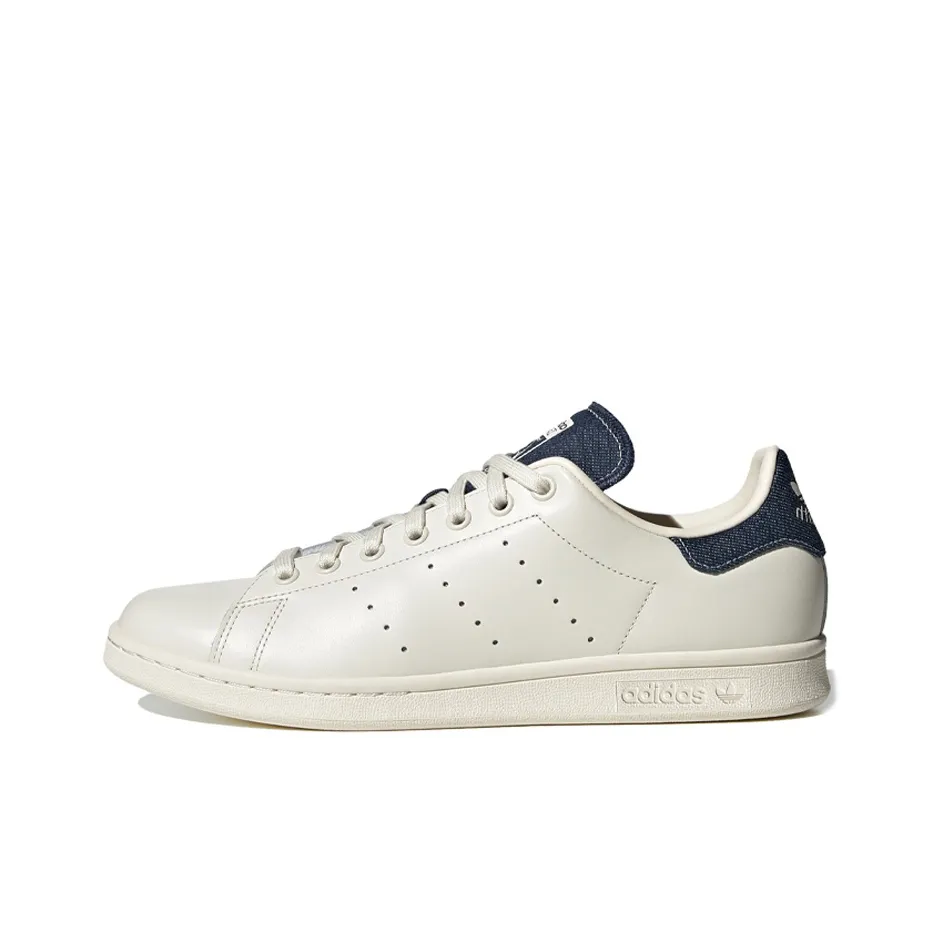 Adidas Originals Stan Smith Slip-Resistant Low Top Skateboarding Shoes Unisex Pearl White