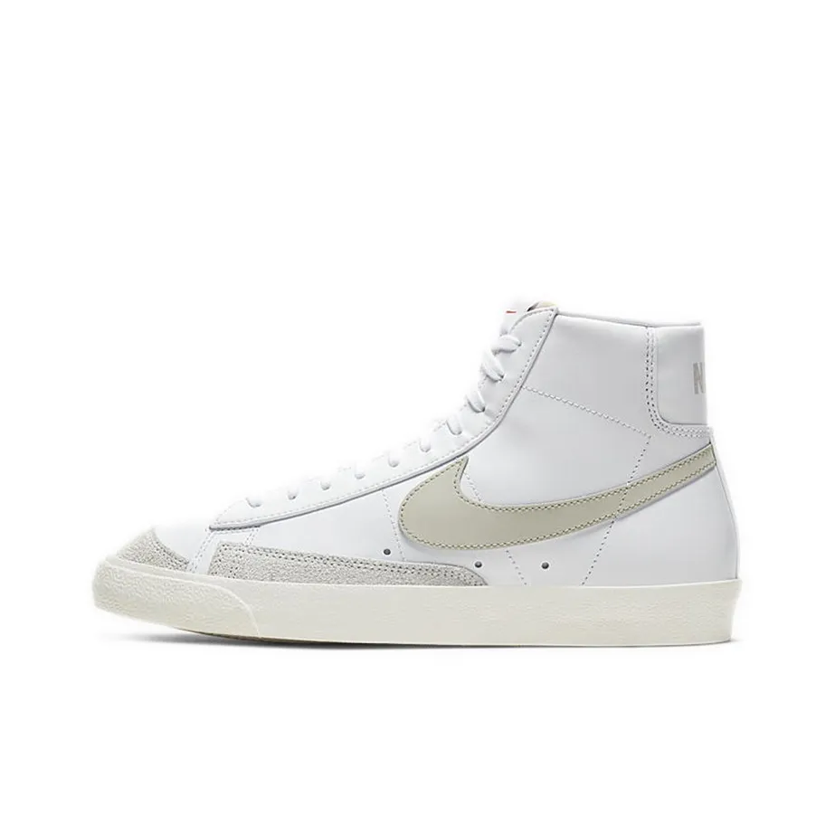 Nike Blazer 77 MID Топ Скейтборд Кроссовки Унисекс Белый Серый