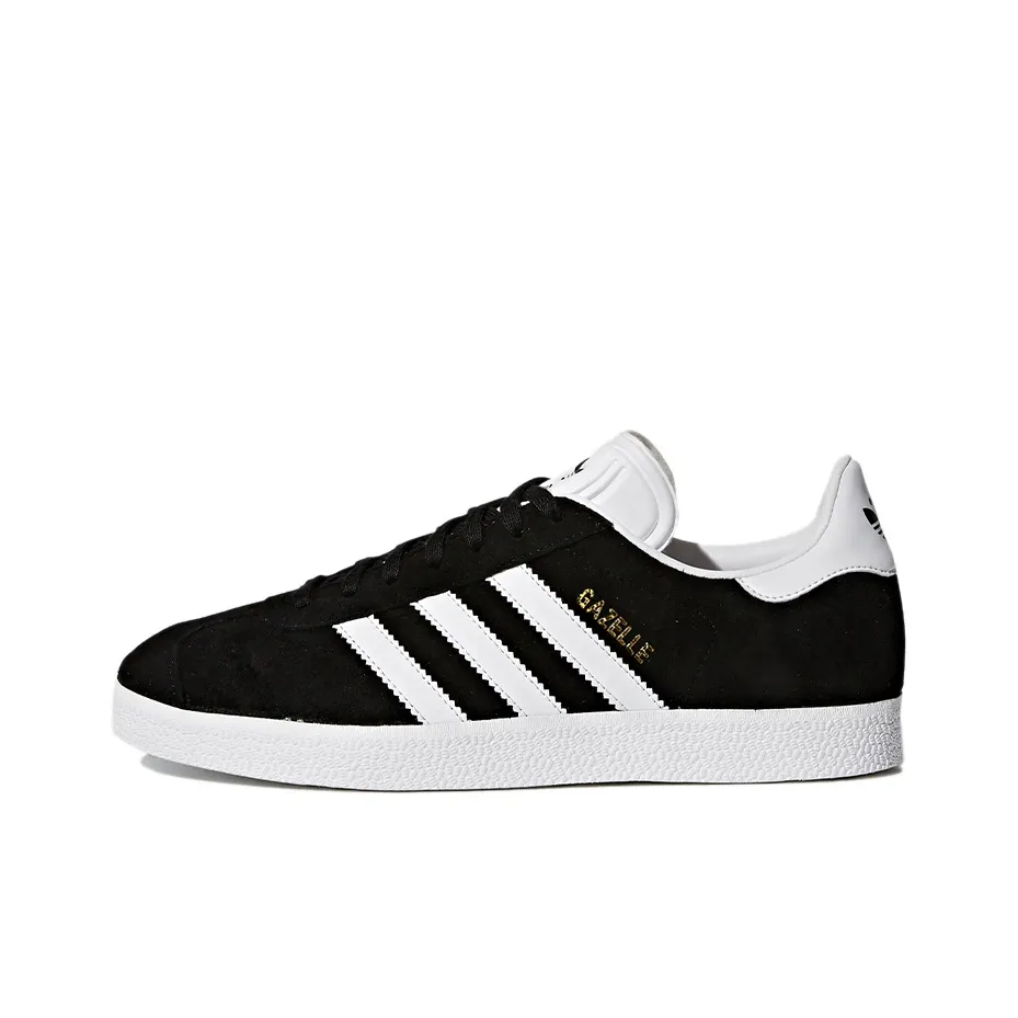 Adidas Originals Gazelle Abrasion Resistant Низкие Кроссовки для скейтбординга Унисекс Черно-белые