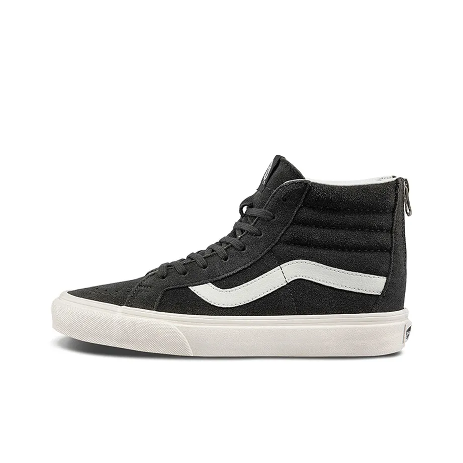 Vans Unisex SK8 High Top Sneakers Grey Charcoal Grey