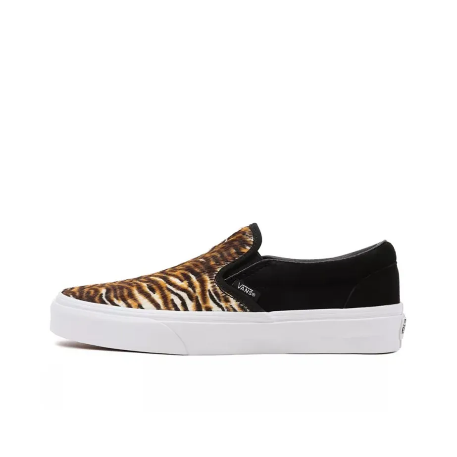 Vans Soft Suede Classic Slip On 'Black Yellow' Women's