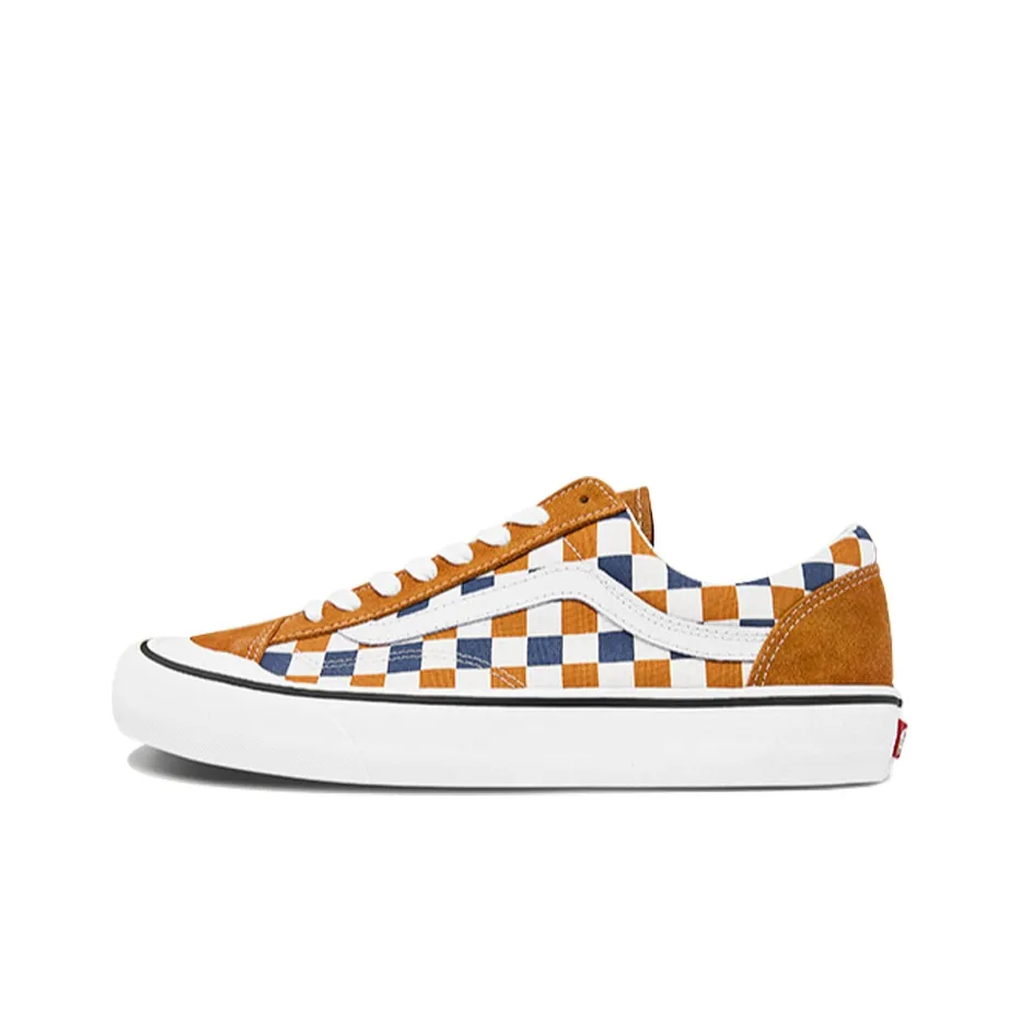 VANS Style 36 Series Низкие Скейтборд Кроссовки Унисекс Синий Желтый