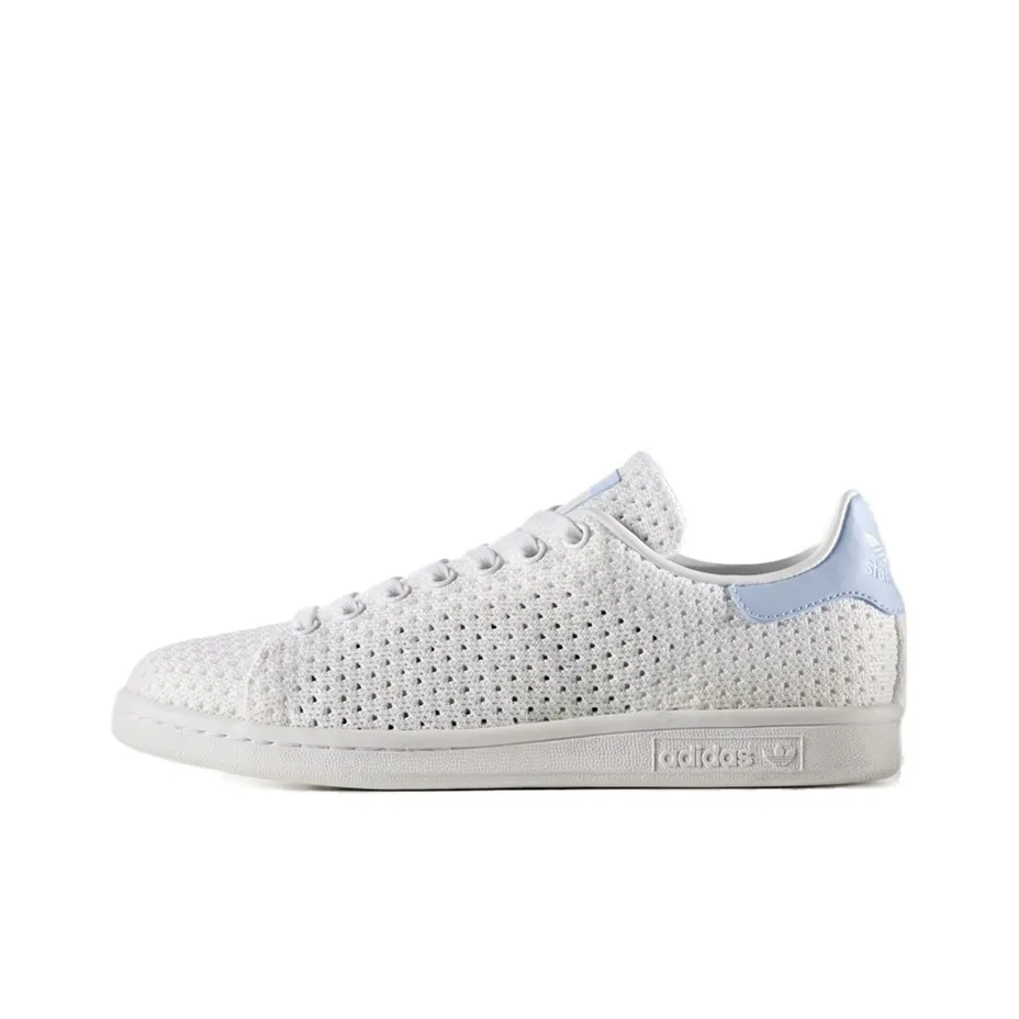 Adidas Originals Stan Smith Slip-Resistant Low Top Скейтборд Кроссовки Женские Белые Синие