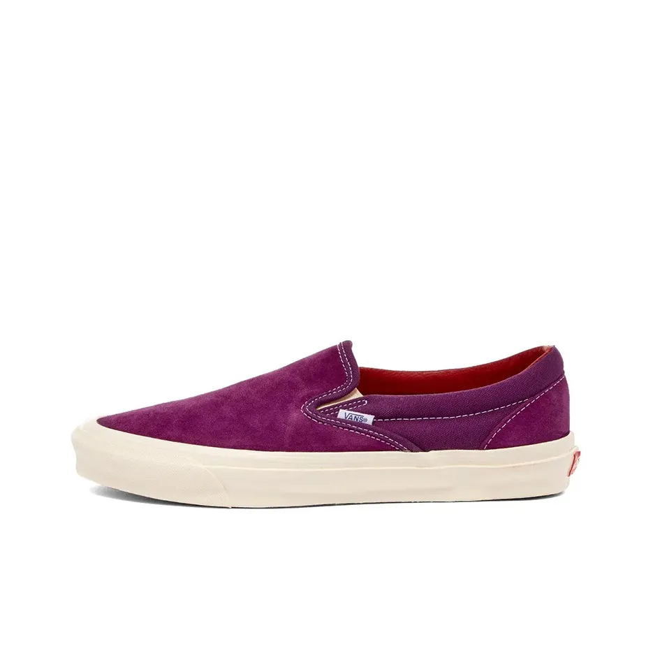 VANS Slip On Series LX Low Top Скейтборд Кроссовки Unisex Фиолетовый