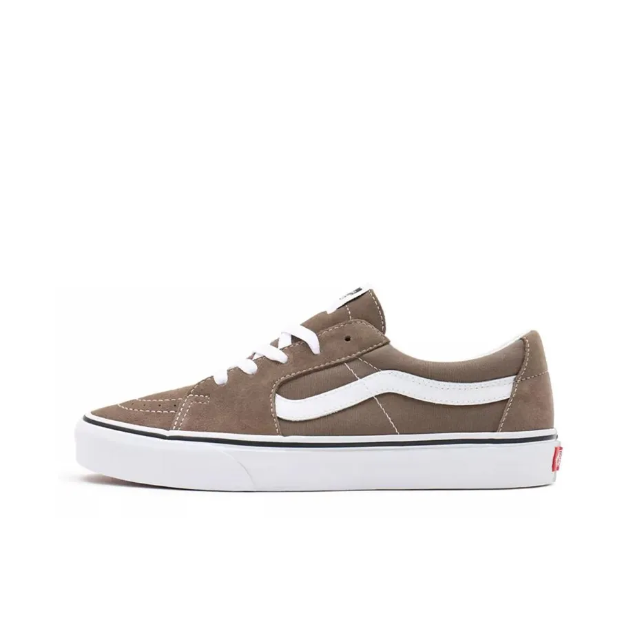 Vans SK8 Low Breathable Wear resistant Non Slip Low Tops Casual Skateboarding Shoes Unisex Brown