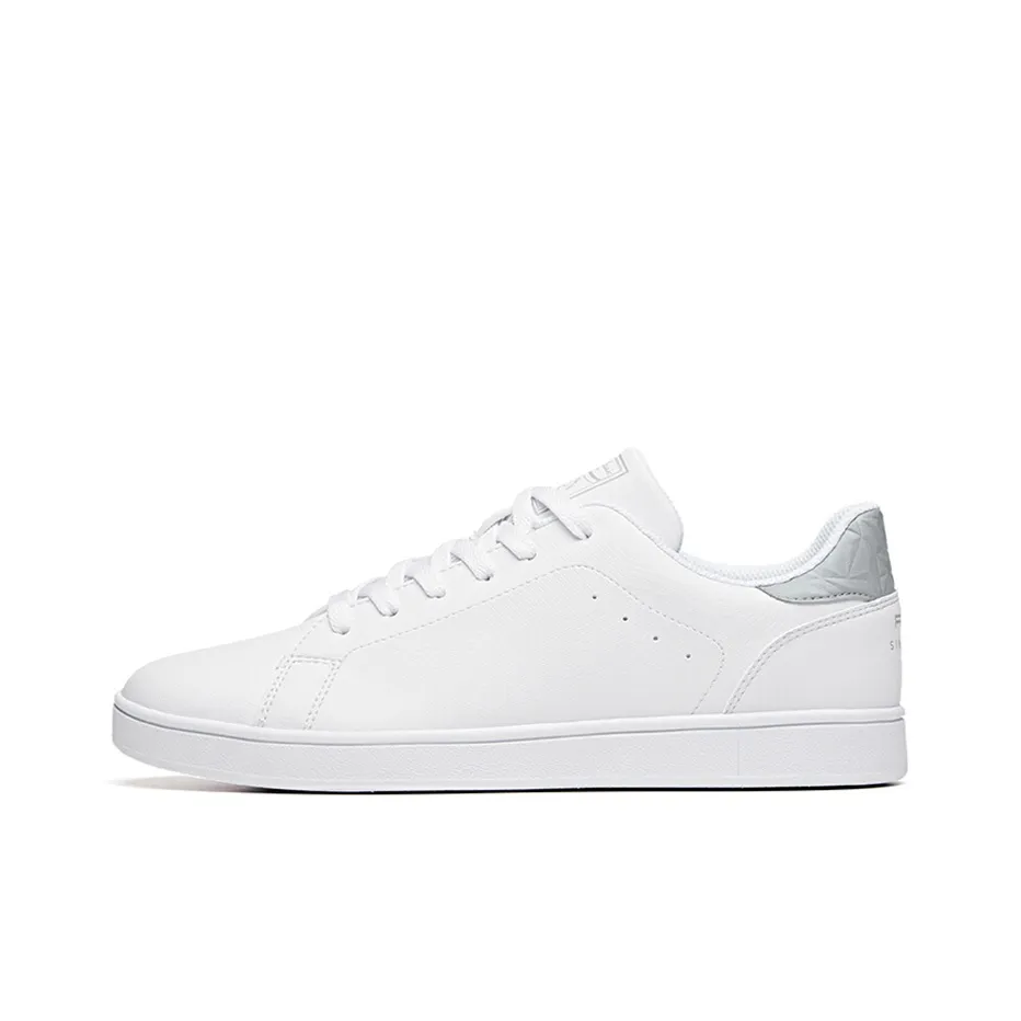 ANTA Life Collection Slip-resistant Low Top Скейтборд Кроссовки Мужские Белый Светло-Серый