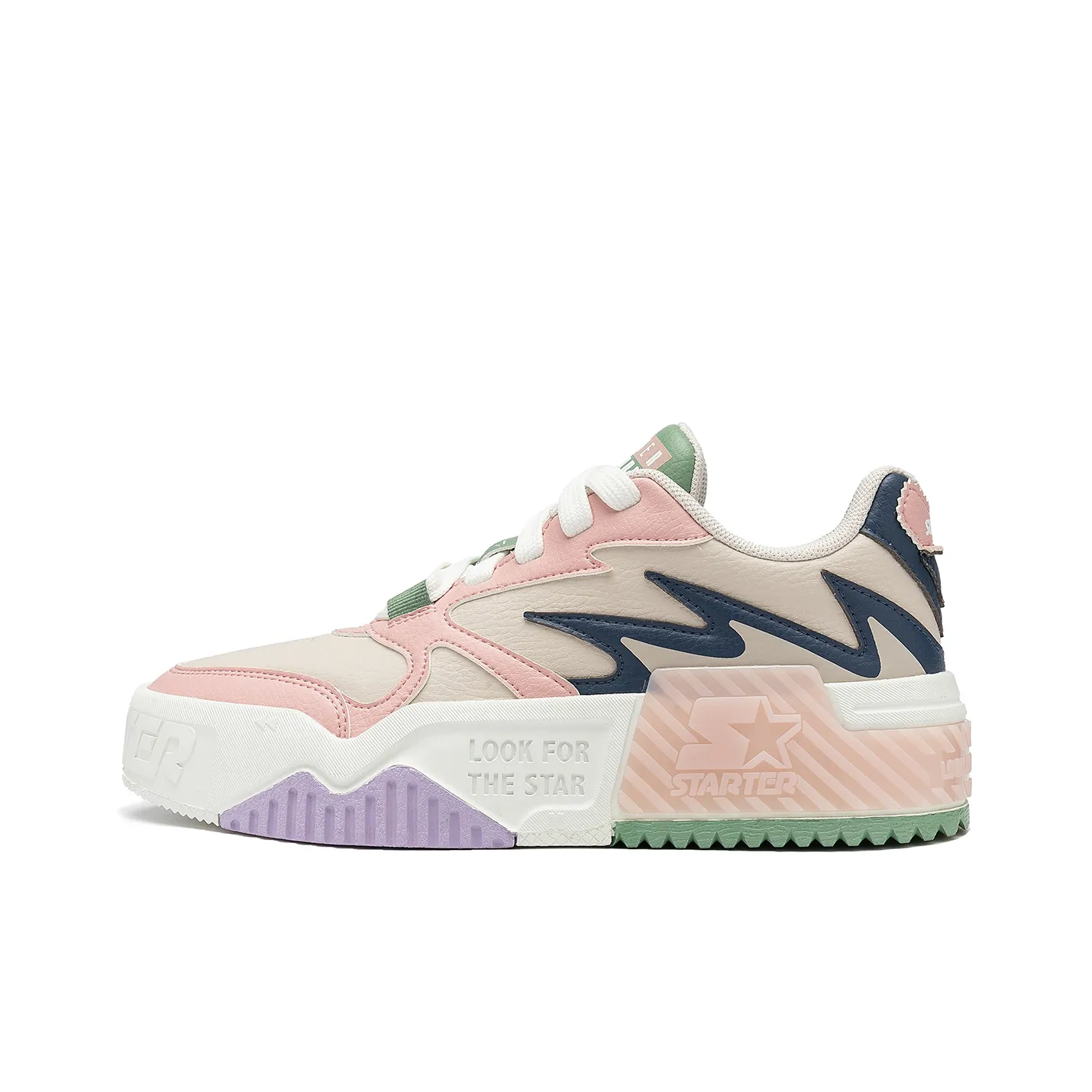 STARTER Волна звука Vol Коллекция Противоскользящие амортизаторы с низким верхом Кроссовки для скейтбординга Женские Многоцветный