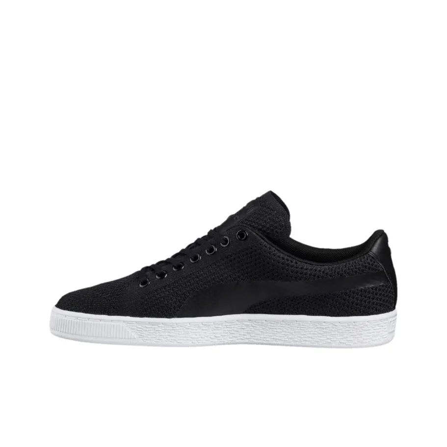 PUMA Basket Classic EVOKNIT Low Топ Скейтборд Кроссовки Унисекс Черный