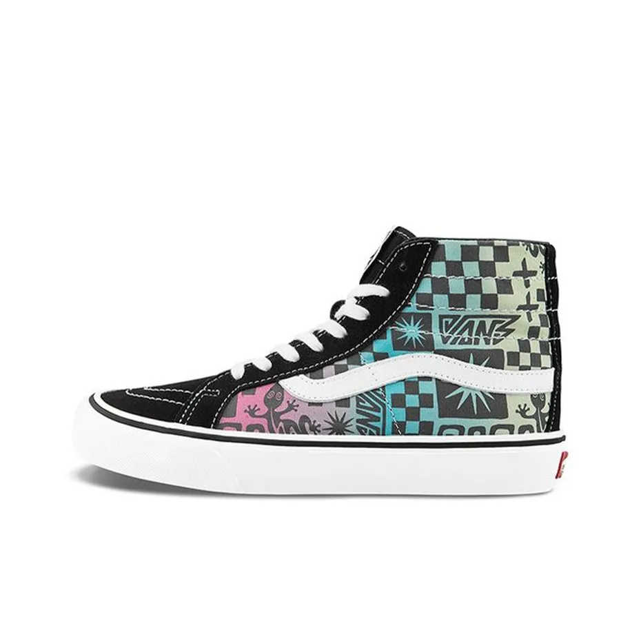 VANS SK8 High Топ Скейтборд Кроссовки Унисекс Многоцветный Градиент