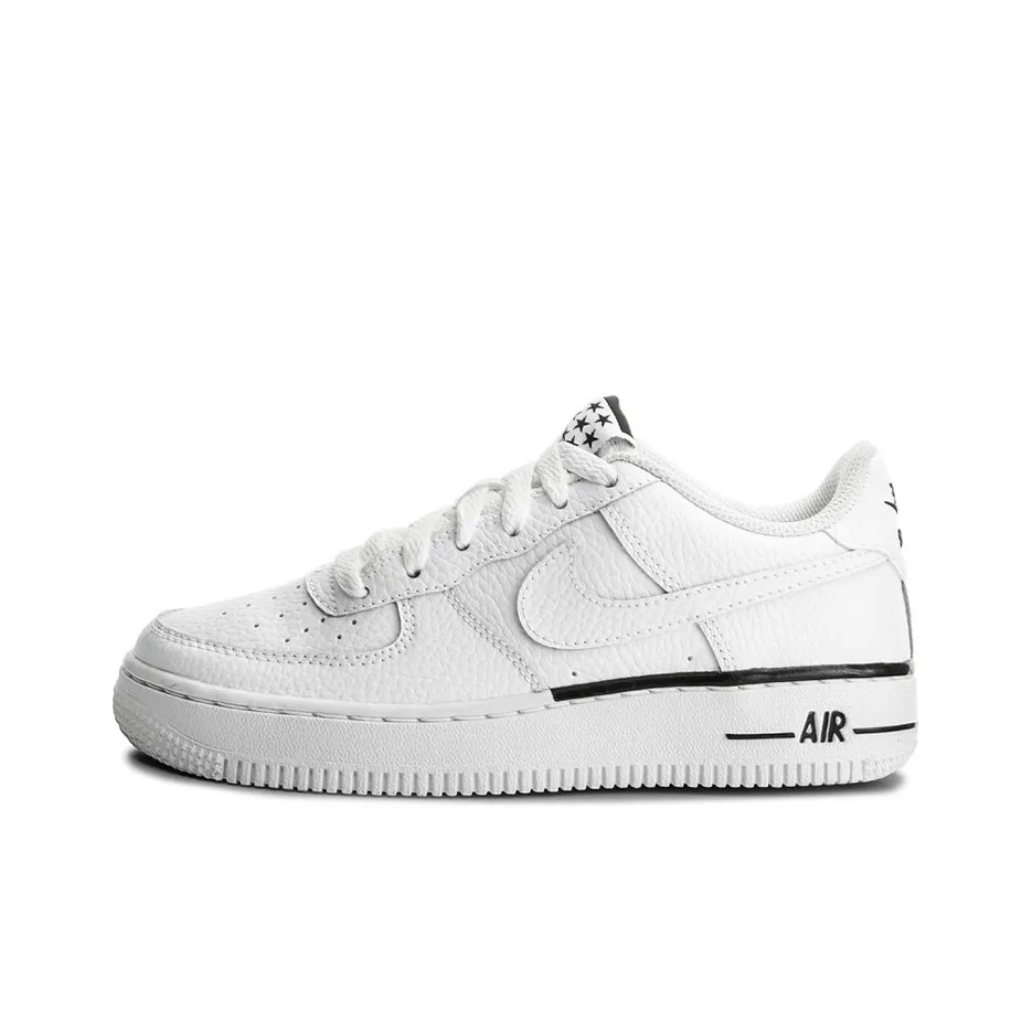 Nike Air Force 1 07 'all Black Outline' Gs