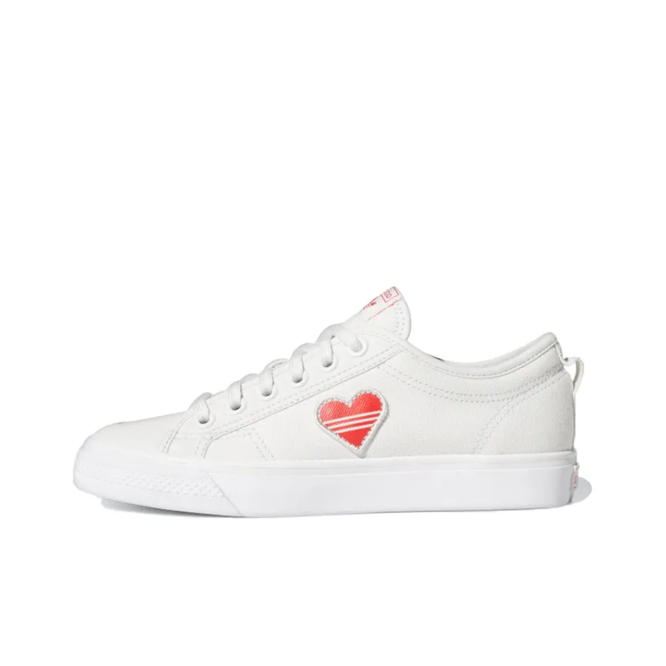 Adidas Nizza Trefoil 'White Red' Women's