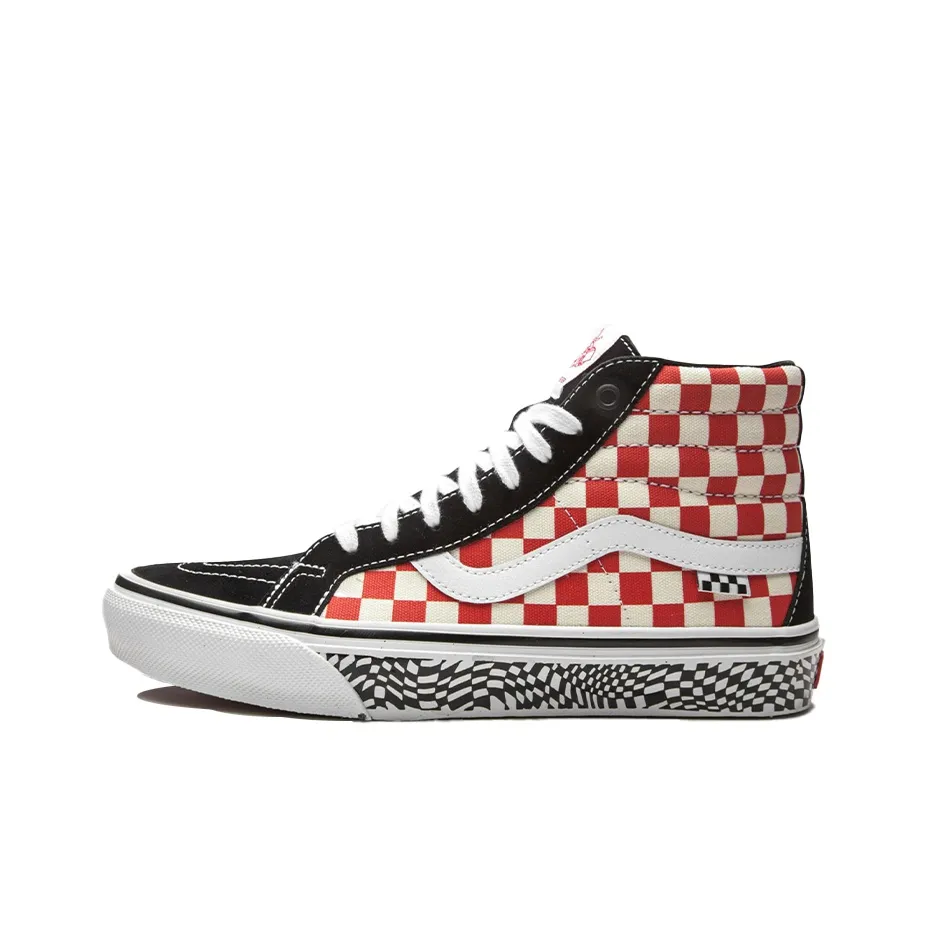 Vans Skate SK8 HI Reissue 'Grosso 84 Red Checkerboard'