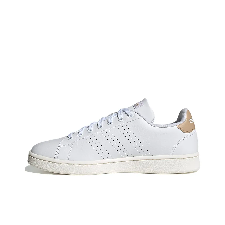 ADIDAS NEO ADVANTAGE Дышащие Низкие Кроссовки для Скейтбординга Мужские Белые Коричневые