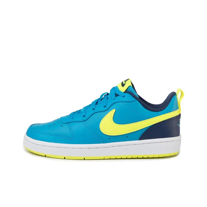 Nike Court Borough Low 2 'Laser Blue Lemon Venom' Gs