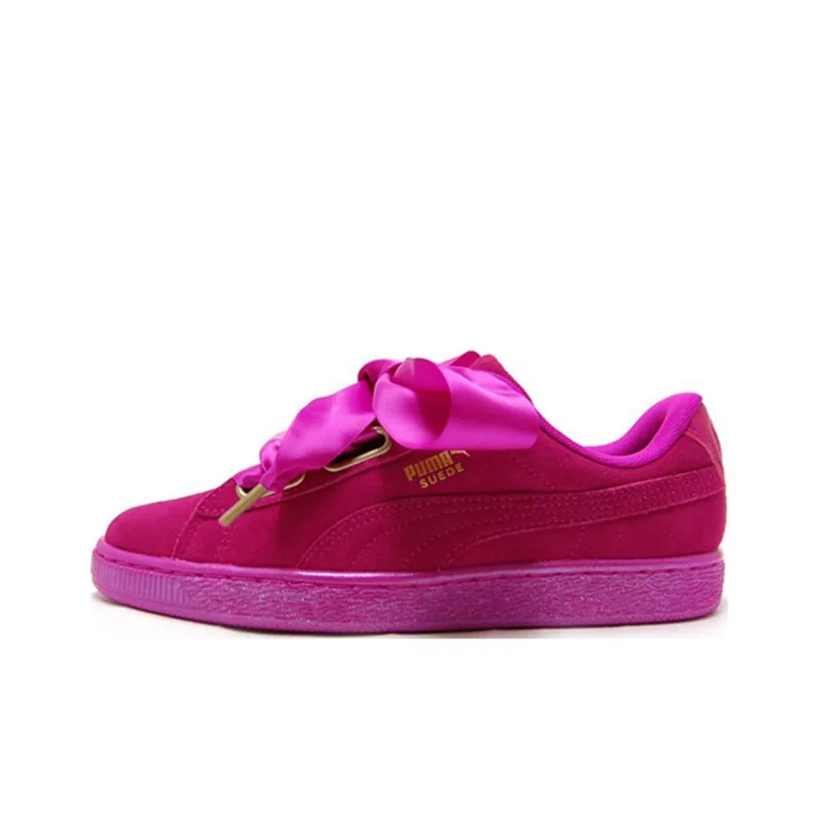PUMA Suede Heart Satin Pink