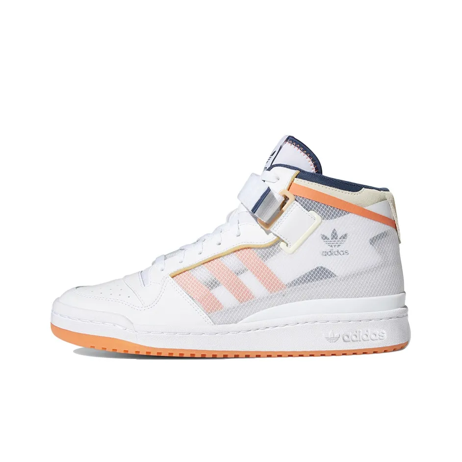 Adidas Forum Mid Tt White Acid Orange