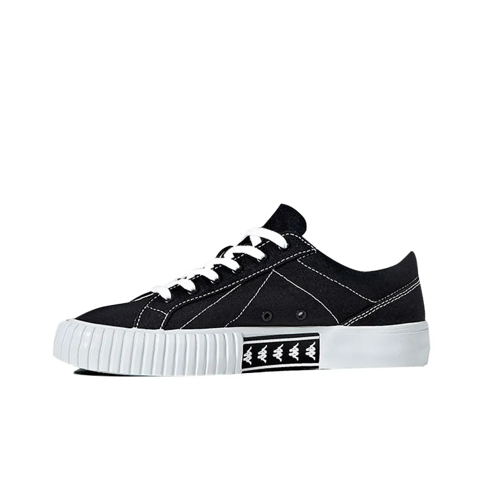 Серия KAPPA Легкие и Дышащие Низкие Кроссовки для Скейтбординга Унисекс Черный Белый