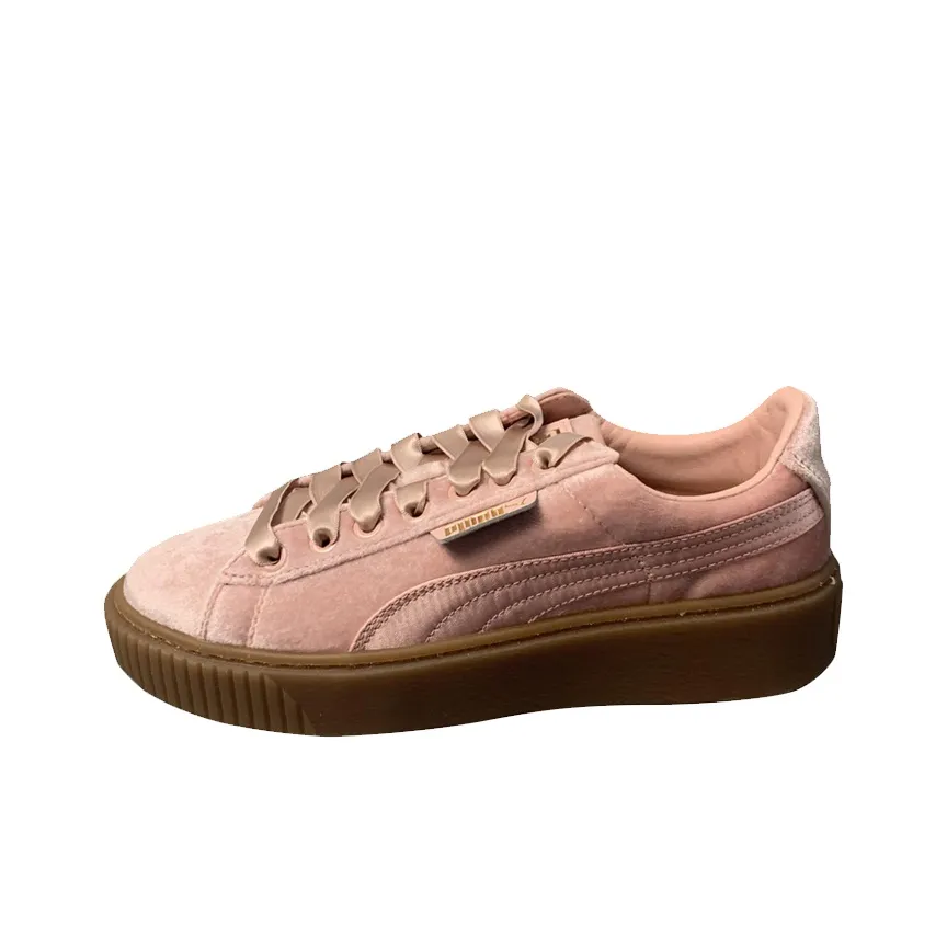FENTY BEAUTY X PUMA Suede Series Low Топ Скейтборд Кроссовки Женские Розовые