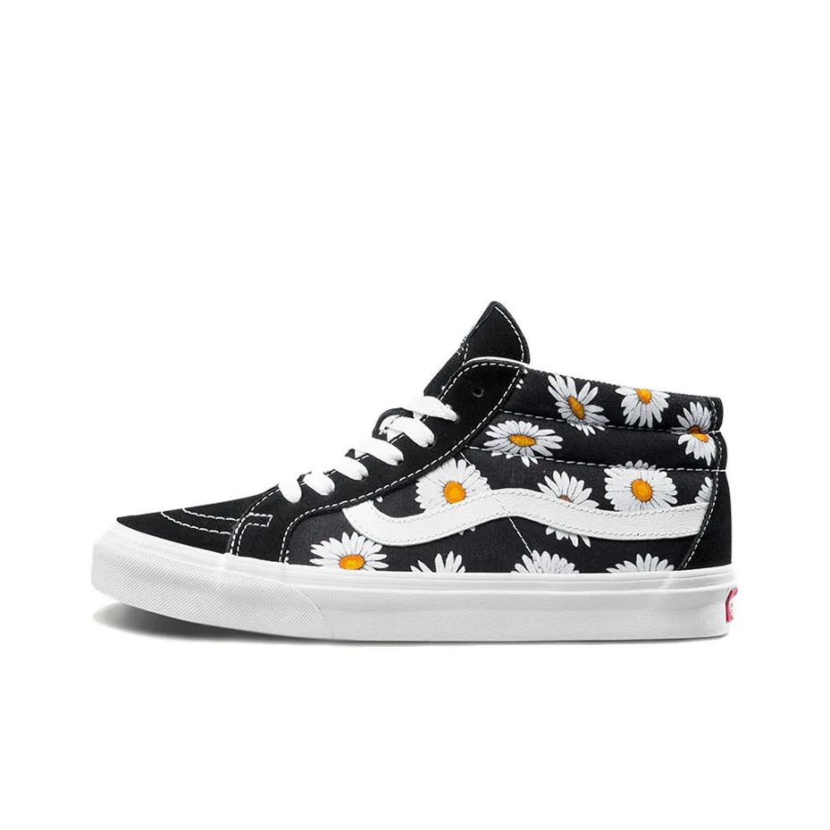 VANS SK8 MID Топ Скейтборд Кроссовки Унисекс Черный
