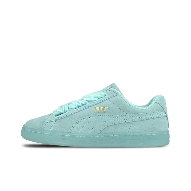 PUMA Suede Heart Aruba Lightweight Low-Top Skateboard Shoes Unisex Blue PUMA Suede Heart Aruba Легкие Низкие Кроссовки для Скейтбординга Унисекс Синие