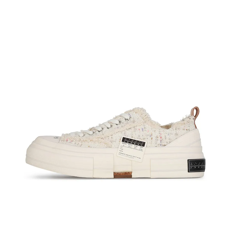 VESSEL G.O.P. Durable Breathable Low Top Skateboard Shoes Unisex White