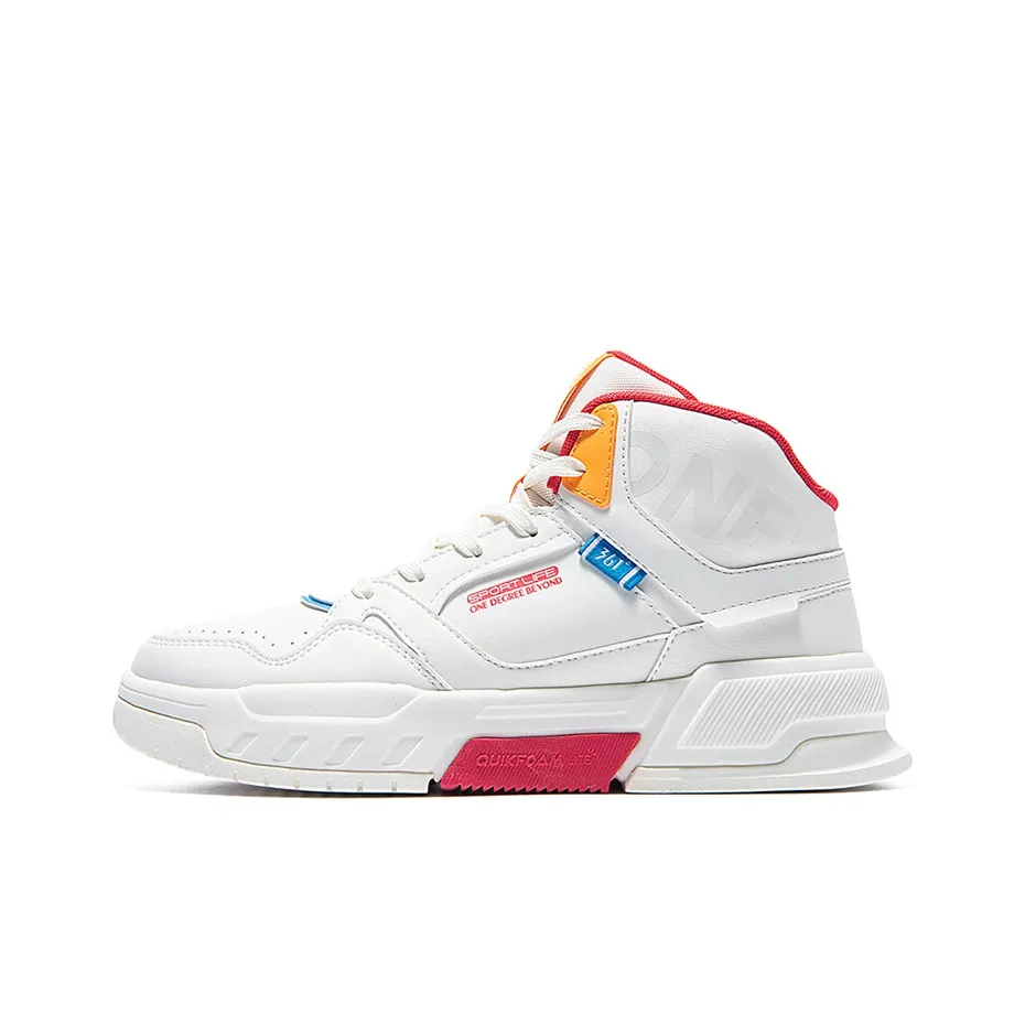 361° QU!KFOAM Skateboard Shoes Women's Mid top White/Pink