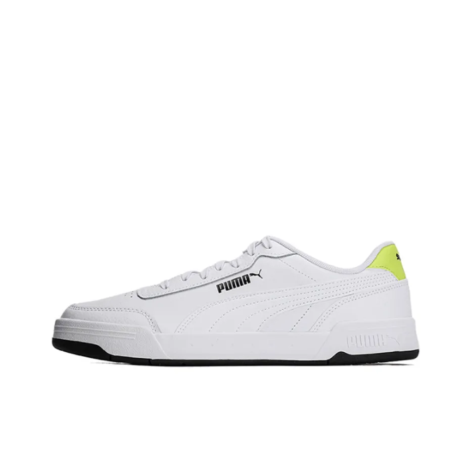 PUMA Caracal Low Топ Скейтборд Кроссовки Унисекс Белый Зеленый