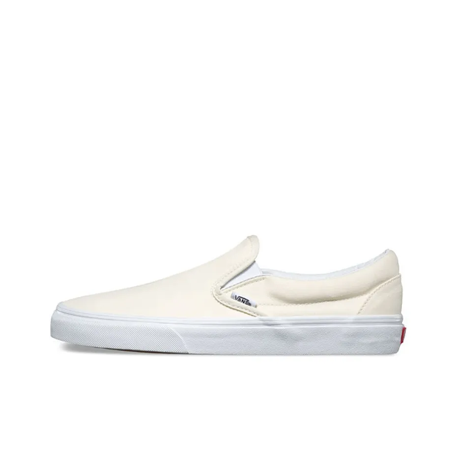 VANS Slip On Series Low Top Скейтборд Кроссовки Unisex Ecru