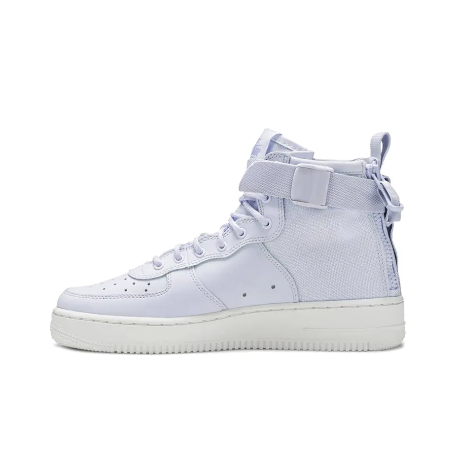 Nike Air FORCE 1 Thermal Coating MID Топ Скейтбординг Кроссовки Женские Светло-фиолетовые