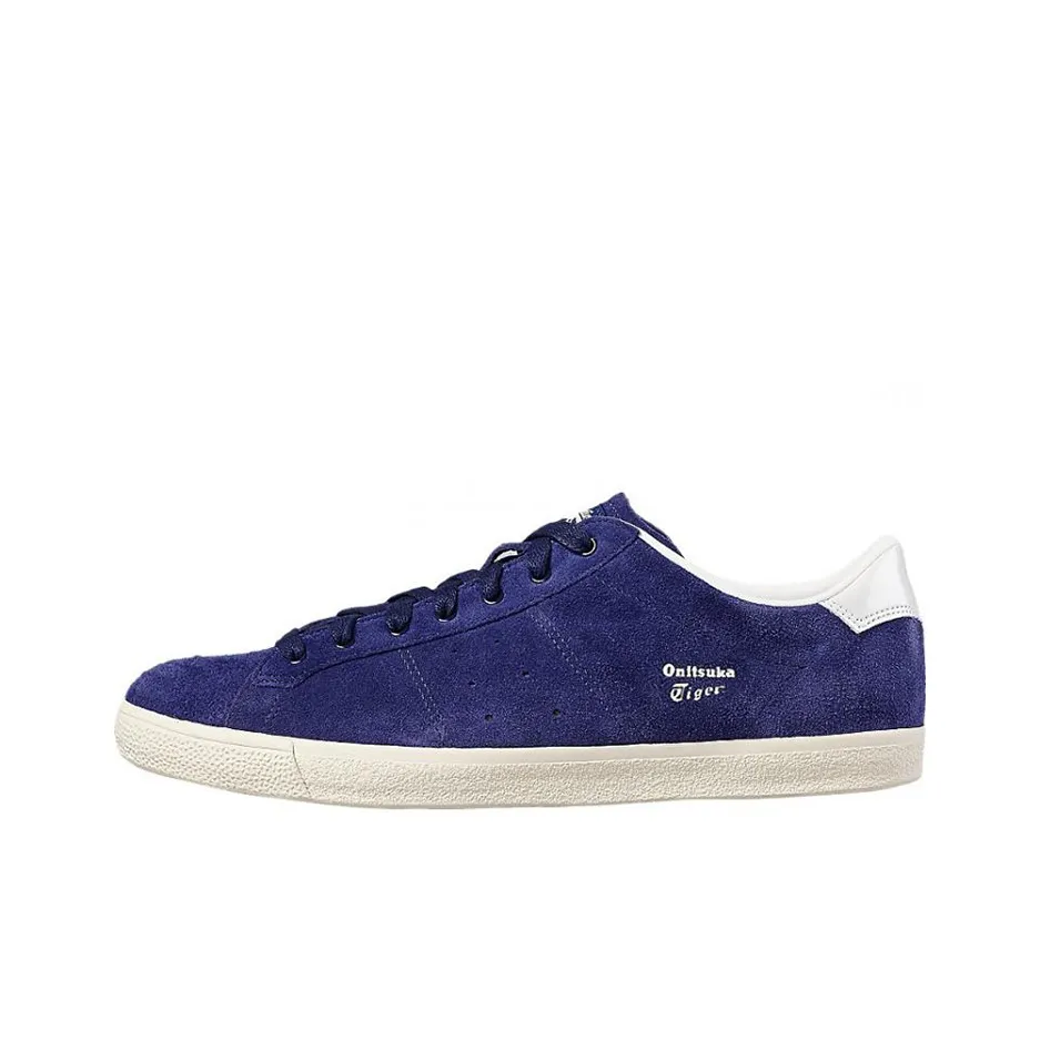 Onitsuka Tiger Lawnship Abrasion Resistant Low Top Skateboard Shoes Unisex Blue