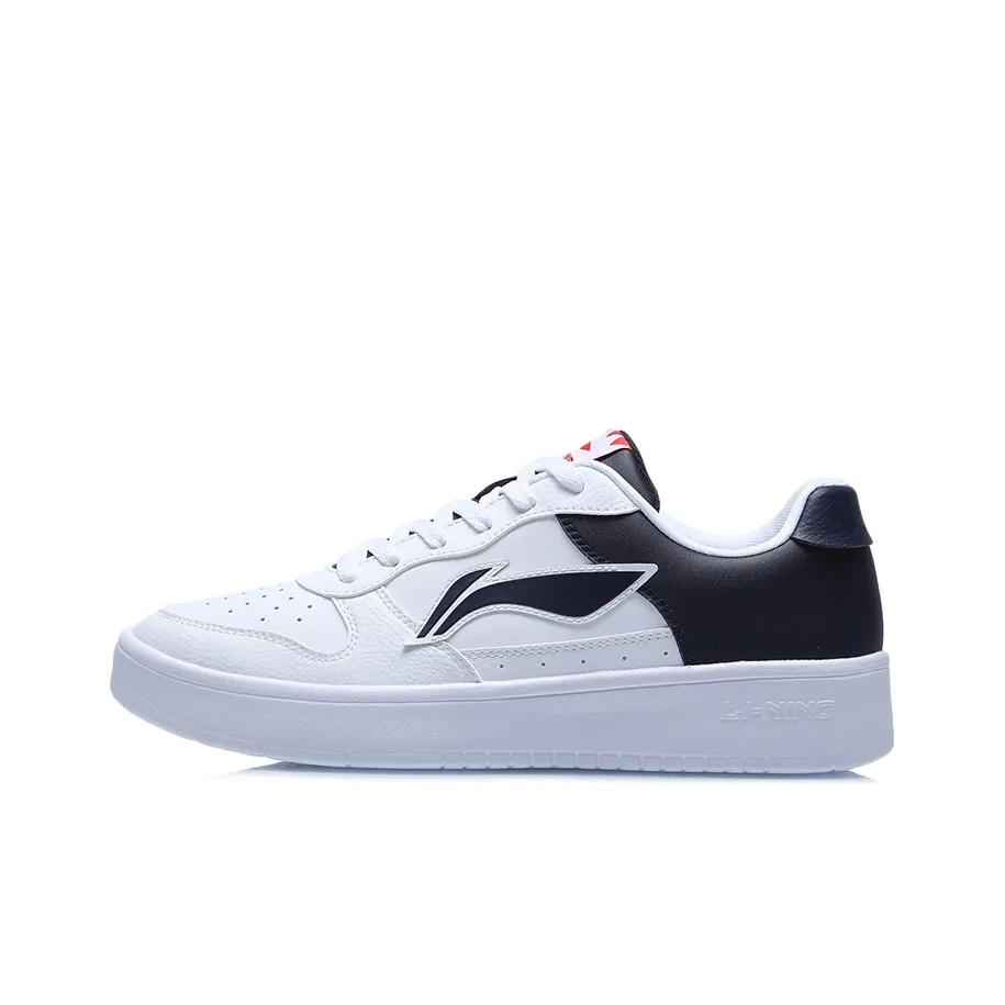LiNing Sports Life Collection Skateboard Shoes Men's White Blue