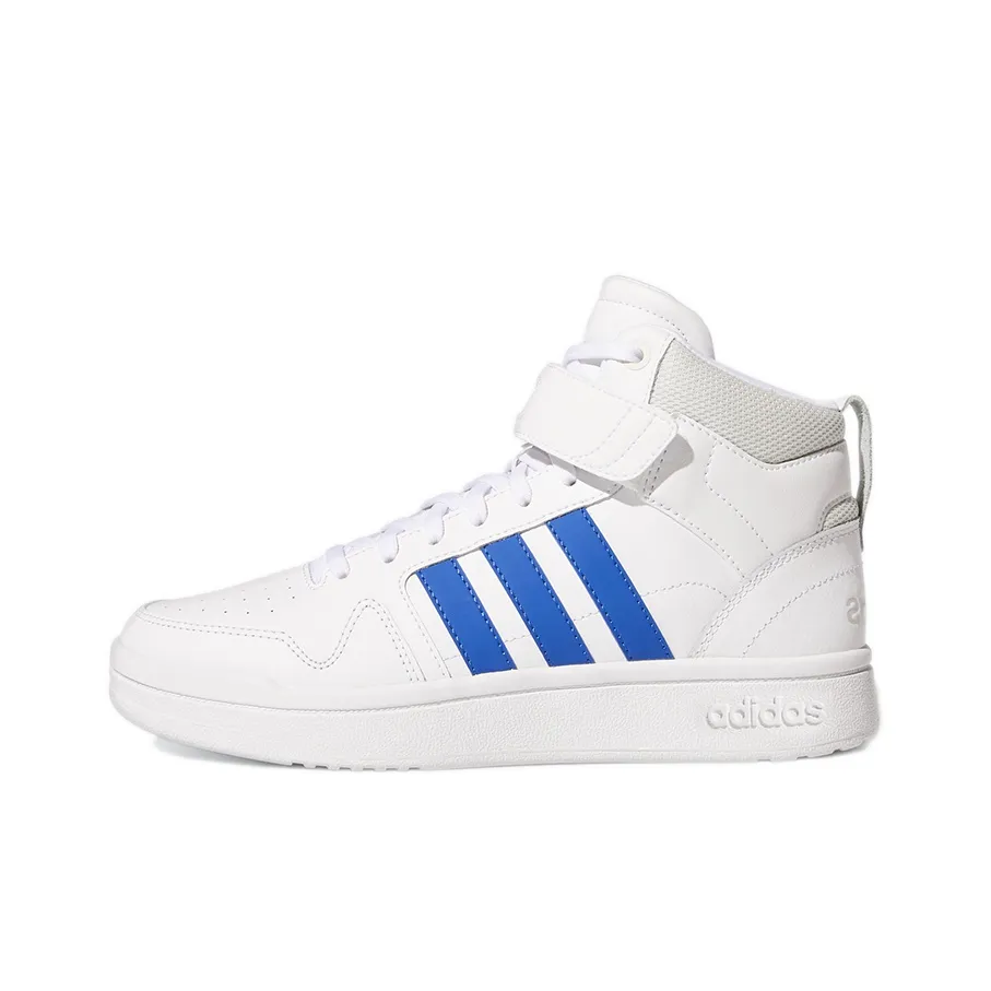 Adidas Neo Postmove MID Slip Resistant Abrasion Resistant MID Топ Скейтборд Кроссовки Женские Белый Синий