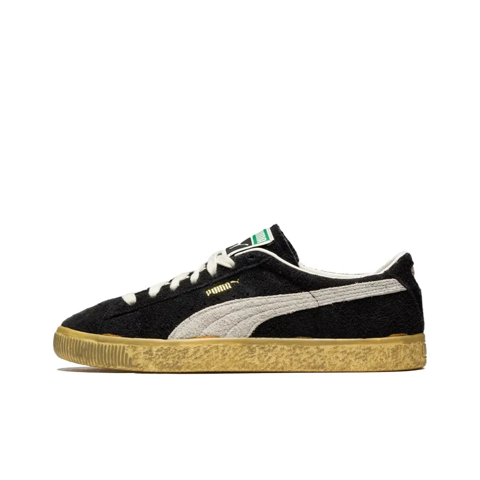 PUMA Suede Low Top Скейтборд Кроссовки Унисекс Черные