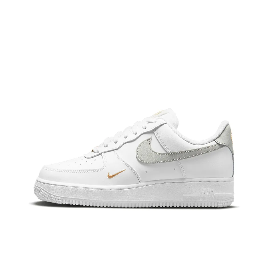 Nike Air Force 1 Low White Grey Gold Women's