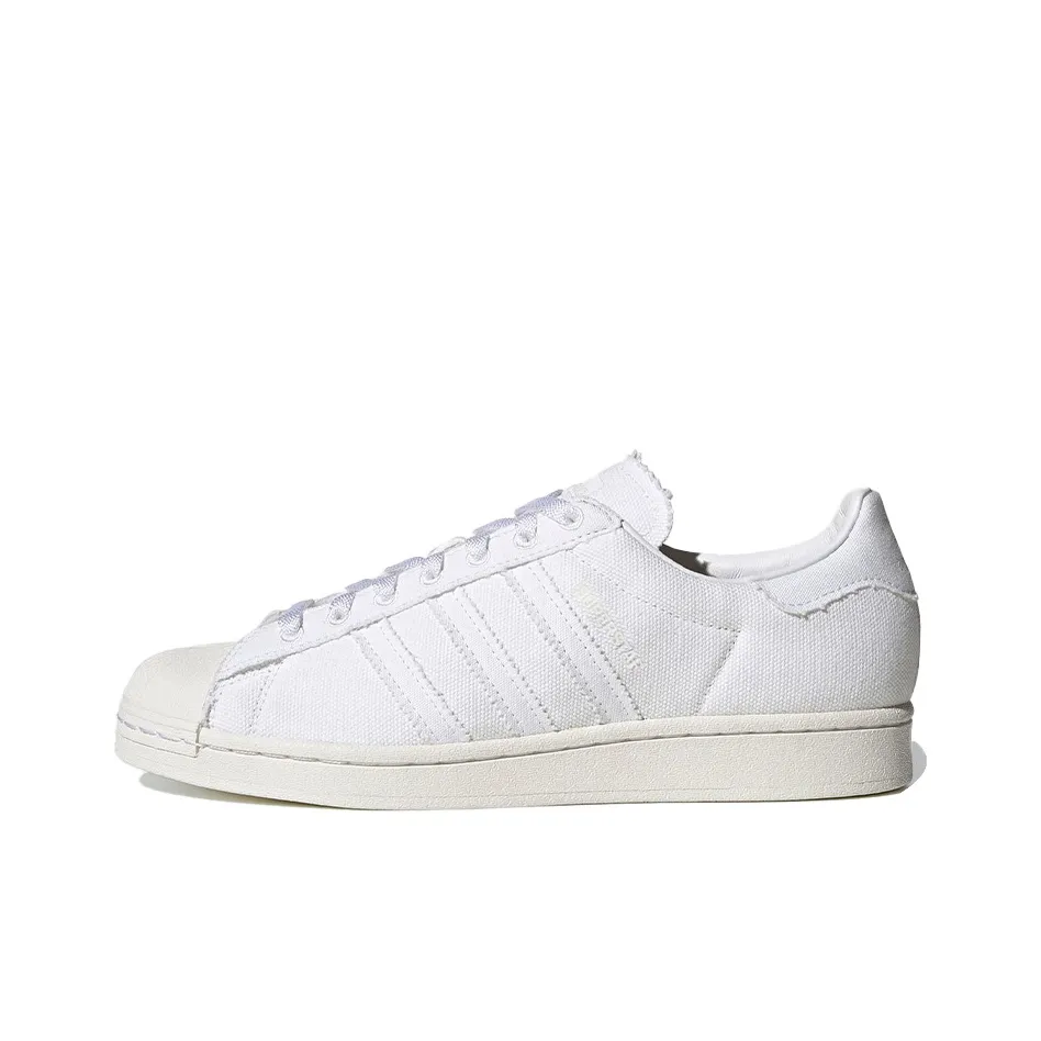 Adidas Originals Superstar Low Топ Скейтборд Кроссовки Унисекс Молочно-белый