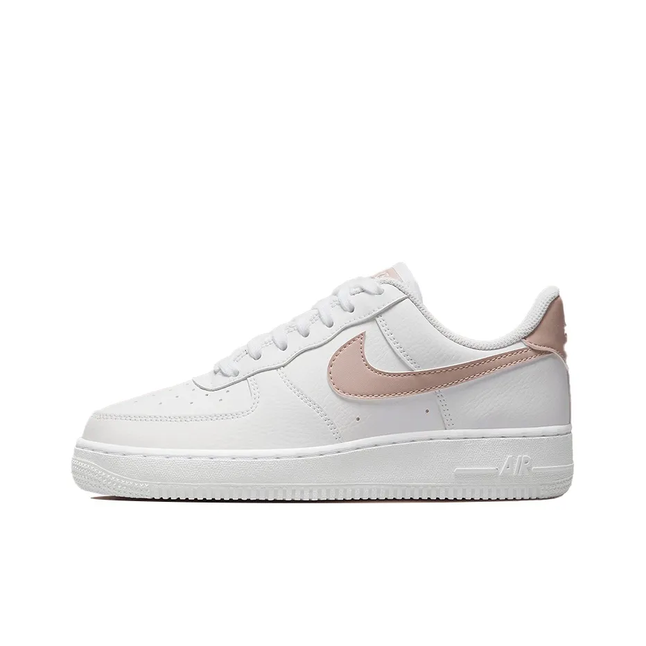 Nike Air FORCE 1 Satin Розовый Скейтбординг Кроссовки Женские Легкие Низкий Топ Устойчивые к Сцеплению Устойчивые к Износу Satin Розовый