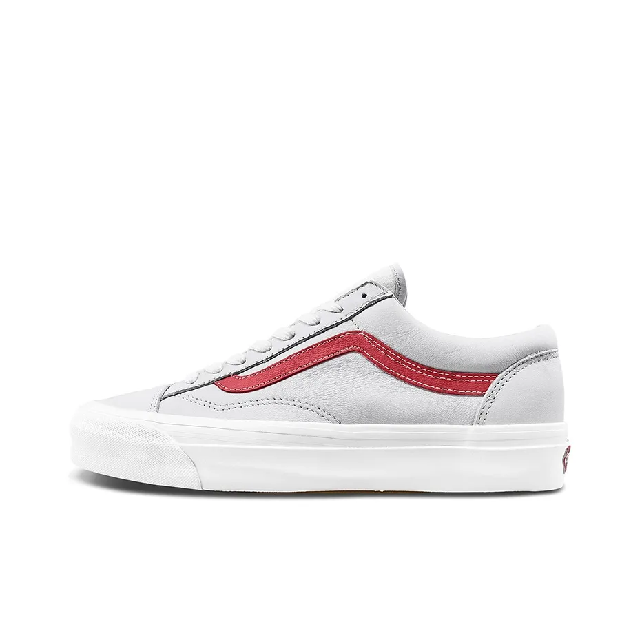 Vans Og Style 36 Lx 'True White Red'