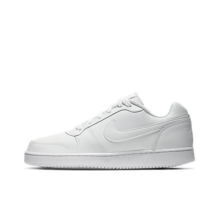 Nike EBERNON Low Coverage Slip Resistant Low Top Skateboard Shoes Women's Pure White