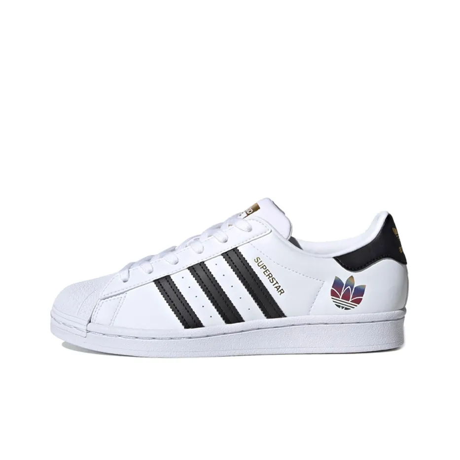 Adidas Superstar Trefoil White Black Women's