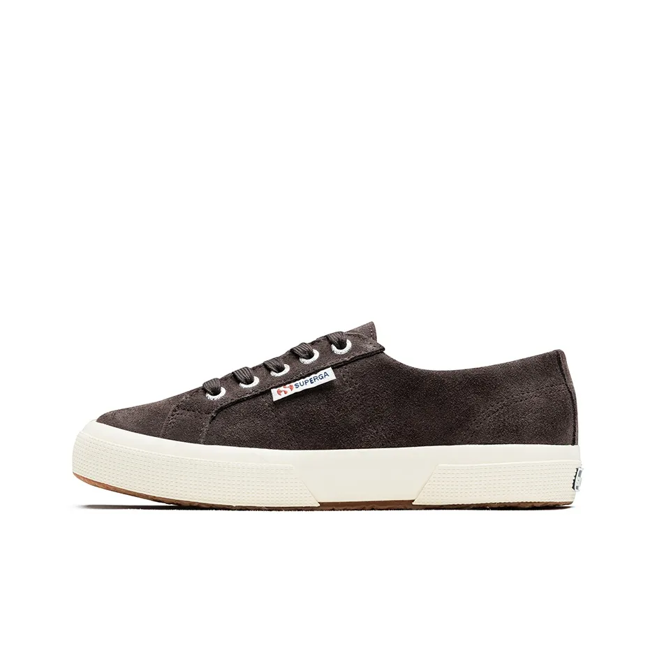 SUPERGA Warm Anti-Slip And Wear-Resistant Low-Top Skateboard Shoes Unisex Coffee