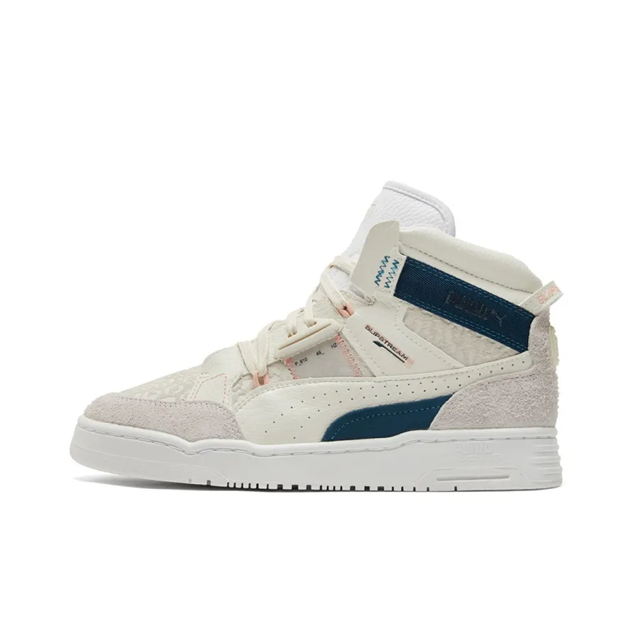 Puma cell speed trainers in white blue