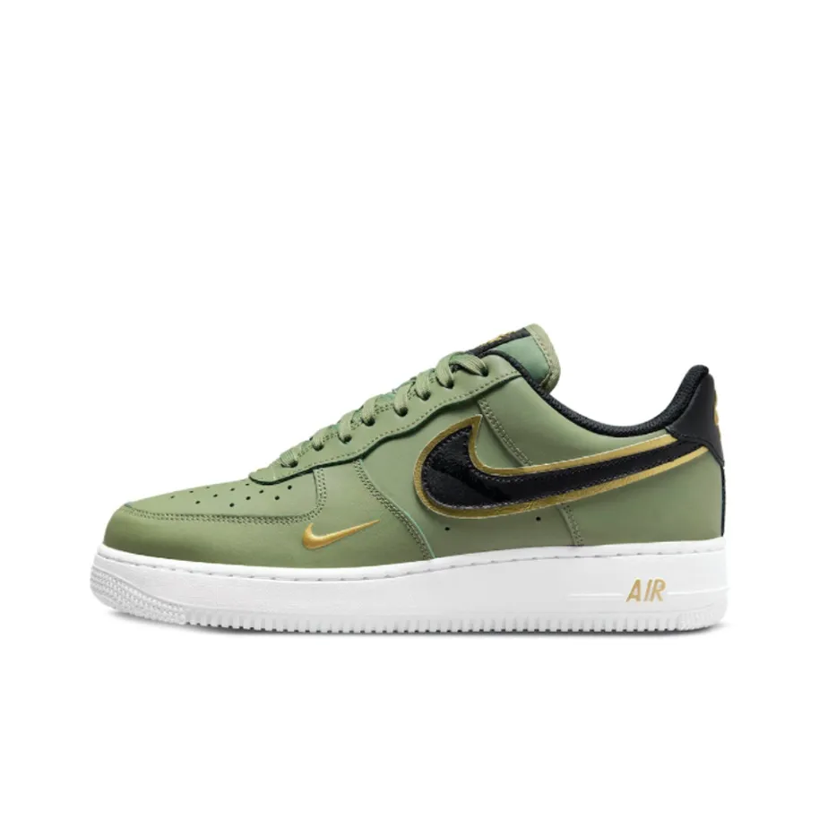 Nike Air Force 1 '07 LV8 'Metallic Swoosh Pack   Oil Green'