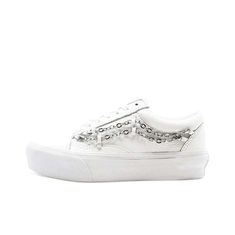 Vans Old Skool Platform 'Chain True White' Women's