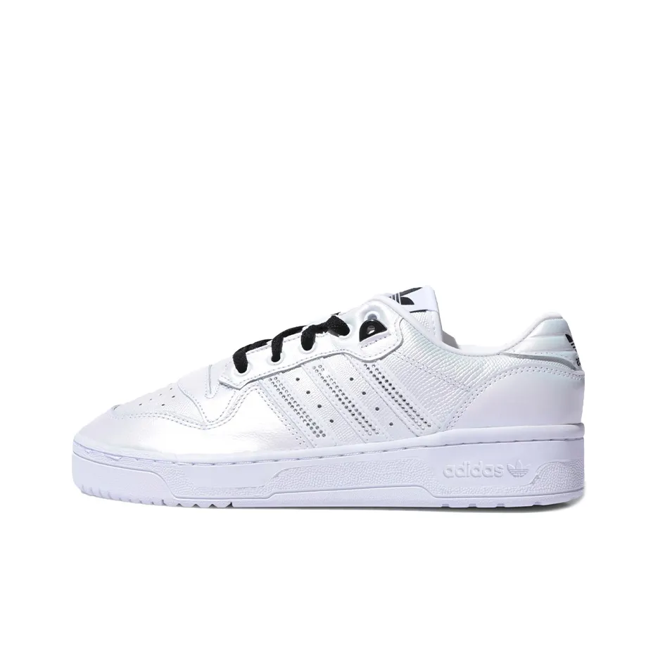 Adidas Originals Rivalry Low Slip Resistant Low Топ Скейтборд Кроссовки Женские Белые Черные