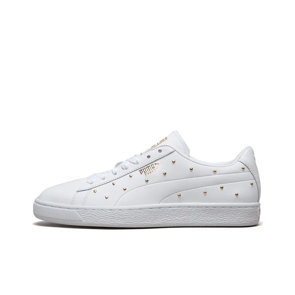 PUMA Basket Studs 'White' Women's